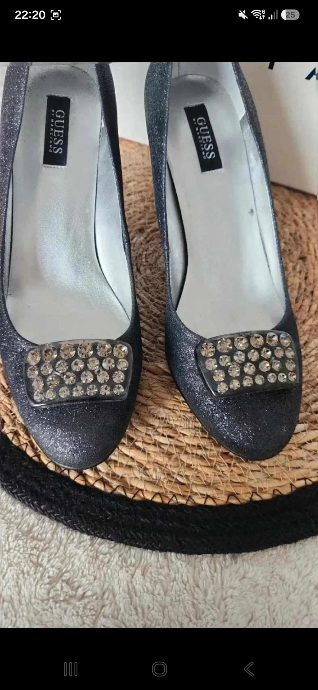 Escarpines GUESS by Marciano con lentejuelas y strass ●Talla 37●🌸 – photo 6